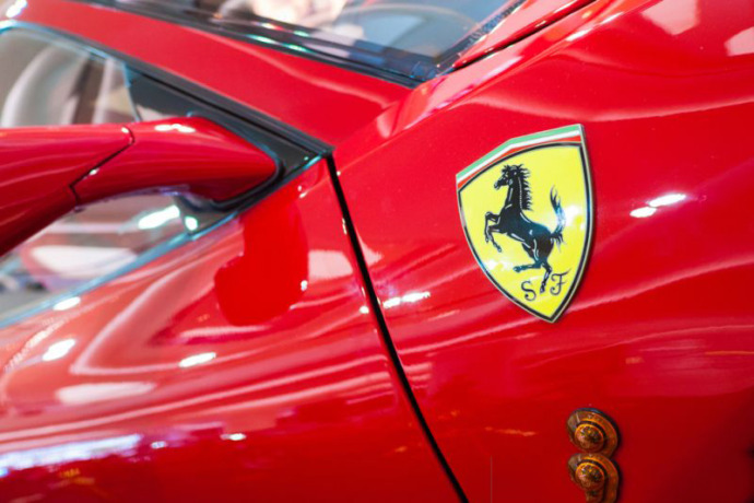 Logo Ferrari. (ANTARA/Shutterstock)