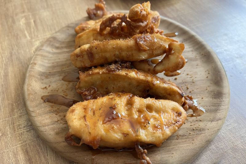 Pisang goreng di Kopi Nyai, Jakarta Selatan (ANTARA/Nanien Yuniar)