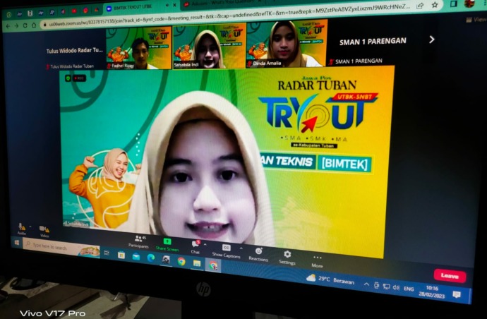 Bimtek Tryout UTBK-SNBT Radar Tuban. (Tulus Widodo/Radar Tuban)