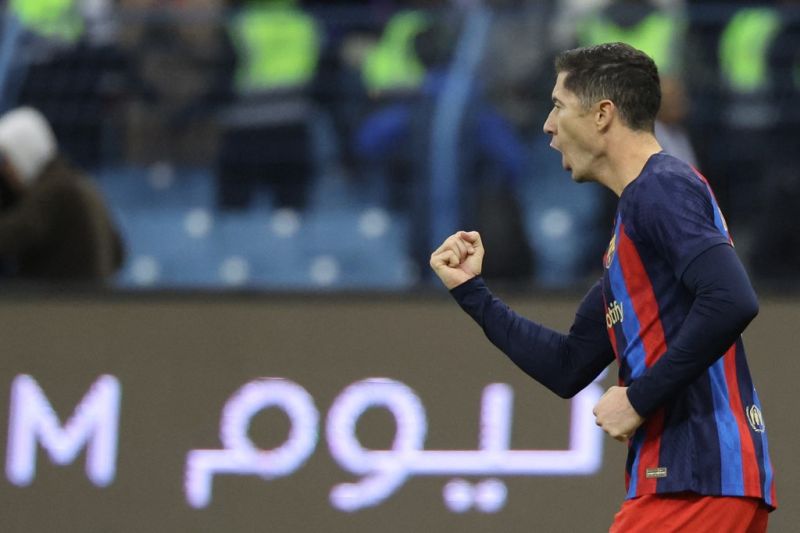 Robert Lewandowski. (AFP/GIUSEPPE CACACE)