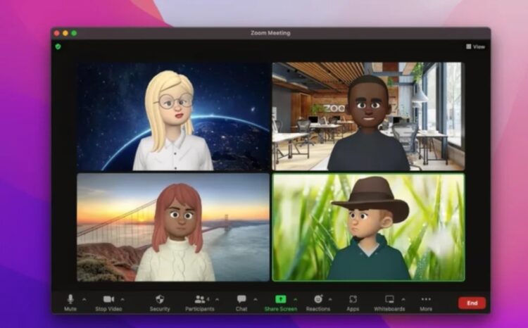 Fitur avatar zoom mendapatkan pembaruan, bisa jadi gambar kartun diri sendiri. (Zoom)