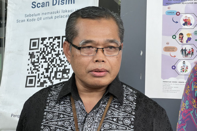Pejabat Humas Pengadilan Negeri Jakarta Selatan Djuyamto. ANTARA/Putu Indah Savitri