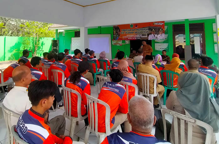 Suasana pembentukan Kelurahan Kalianyar Bangil sebagai kelurahan tangguh bencana pertama di Kabupaten Pasuruan.