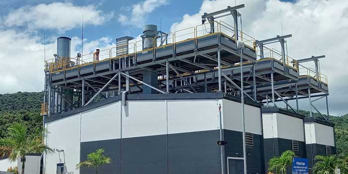 PEMBANGKIT: PLTMG Ternate memiliki daya 30 MW dan berfungsi sebagai penopang beban utama pada sistem kelistrikan di pulau Ternate &ndash; Tidore