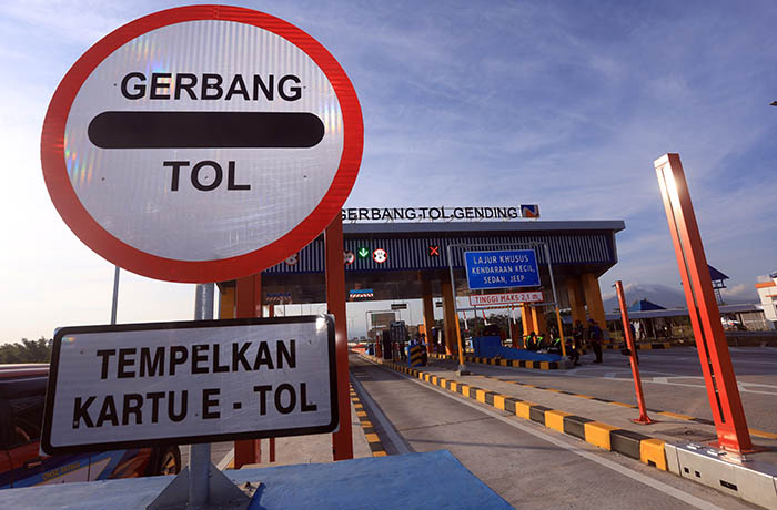 MASIH GRATIS: Jalan Tol Paspro Seksi 4A atau Jalan Tol Gending masih bisa dilewati tanpa tarif alias gratis sampai 11 September.