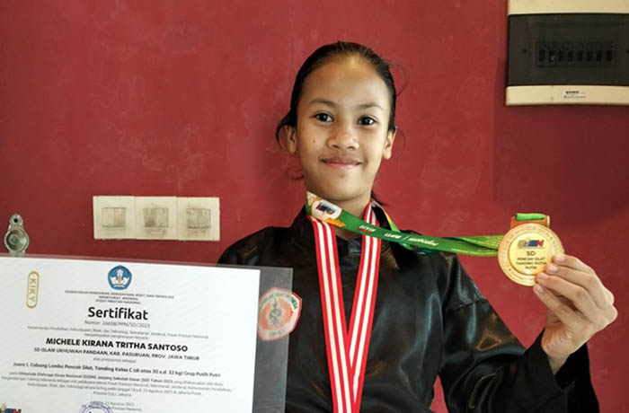 ON FIRE: Michele Kirana Tritha Santoso.