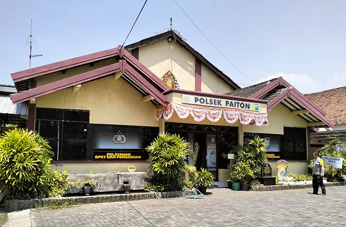 CAGAR BUDAYA: Mapolsek Paiton yang kini telah ditetapkan sebagai cagar budaya.