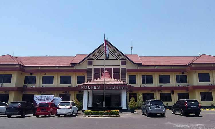 KOKOH: Bangunan Mapolres Pasuruan yang telah mengalami renovasi total pada 2007 silam.