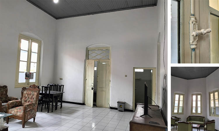 MASIH ORISINAL: Kondisi interior bagian dalam rumah Sonja yang kini dijadikan rumah dinas Camat Maron.
