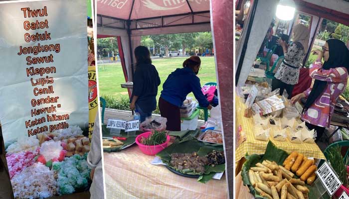 Aneka stan kuliner lokal yang memeriahkan acara.