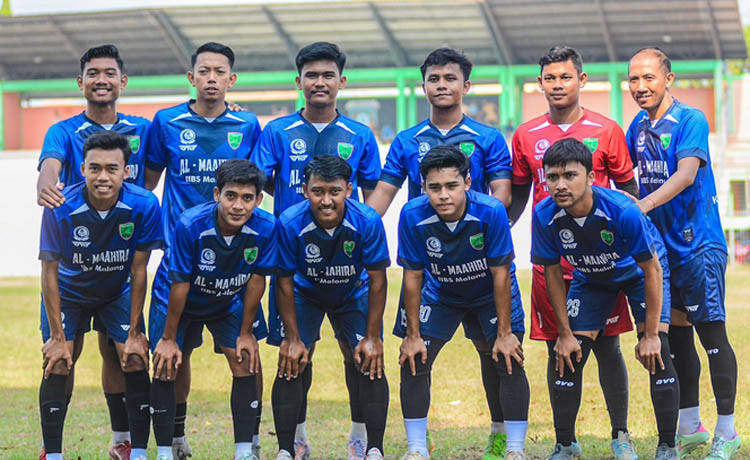 SIAP BERKOMPETISI: Skuad Pasuruan United yang akan ikut kompetisi Liga 3. Di musim baru, Pasuruan United mendapat sponsor Al Maahira IIBS Malang dan Gajah Duduk.