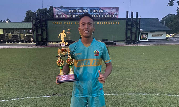 ATLET PORPROV: Sedari kecil Farhan Dimas memang menggemari olahraga sepakbola.