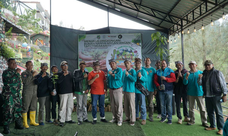 (01)	KOLABORASI: PT Jatim Autocomp Indonesia (JAI), Komunitas Bala Daun, DLH Kabupaten Pasuruan dan Forkompimcam Tosari dan Puspo bersinergi dalam konservasi lingkungan.