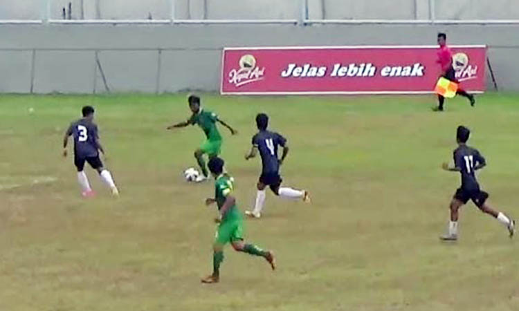 PECAH TELUR: Skuad Persekap saat melawan Malang United, (9/12).