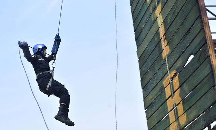 UNGGULAN: Outbound Diklat GS di Puslatpur&nbsp;3&nbsp;Grati.