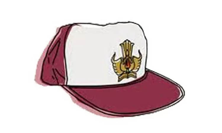 Ilustrasi topi SD