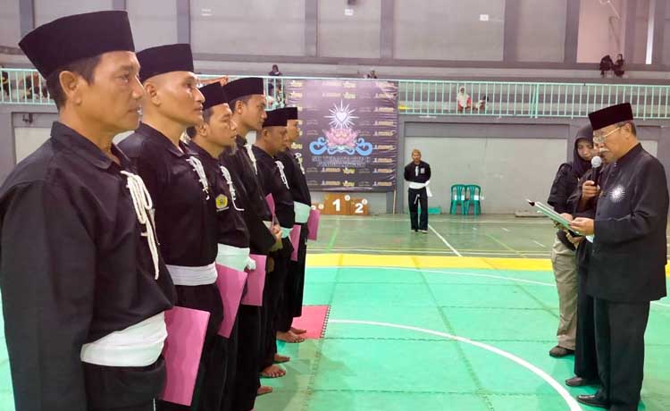 Pelantikan ketua ranting SH Terate Cabang Kota Probolinggo.