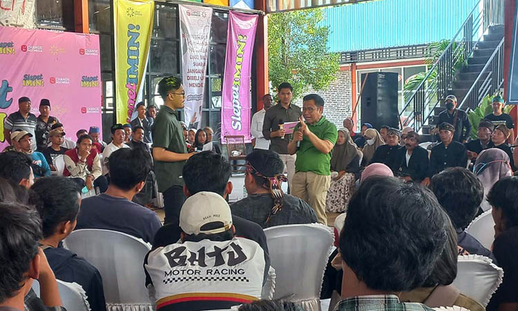 ACARA: Muhaimin Iskandar, Cawapres nomor urut 01 saat acara Pengukuhan Tekat dan Dukungan di salah satu pondok pesantren Kecamatan Sumberasih, Kabupaten Probolinggo.