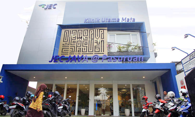 MEGAH: Klinik Utama Mata JEC JAVA @ Pasuruan makin dekat memberikan pelayanan kesehatan mata kepada masyarakat Pasuruan.