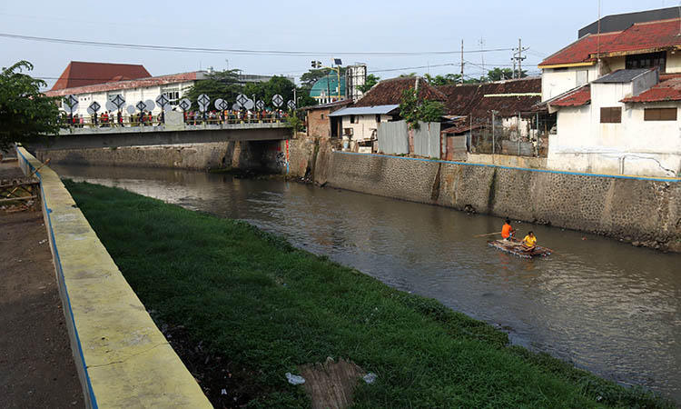 TERUS DIPANTAU: Kali Gembong termasuk salah satu sungai yang terus dipantau lantaran rawan terjadi banjir.