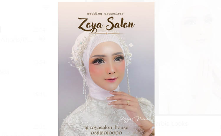 Make Up Barbie Looks banyak diminati saat ini bisa didapatkan di Zoya Salon yang sudah bersetifikasi MUA BNSP dan Kementerian RI.