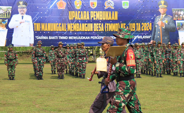 WILAYAH TIMUR: Pembukaan TNI Manunggal Membangun Desa ke 119 di Grati.&nbsp;