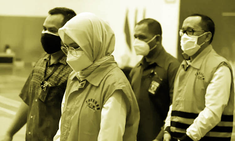 BANYAK KASUS: Puput Tantriana Sari dan suaminya Hasan Aminuddin.