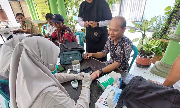 KONTROL: Layanan kesehatan yang diberikan Puskesmas Beji kepada masyarakat.&nbsp;
