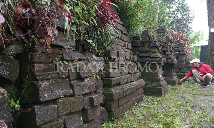 BANYAK CANDI: Candi Celeng Srenggi di lokasi Pertapaan Indrokilo di Dusun Talunongko, Desa Dayurejo, Kecamatan Prigen, Kabupaten Pasuruan. Ini adalah salah satu