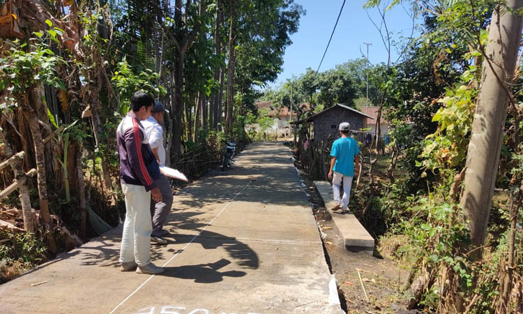 AKSES BIAR LANCAR: Perkuat sektor pertanian dengan tingkatkan jalan usaha tani.&nbsp;