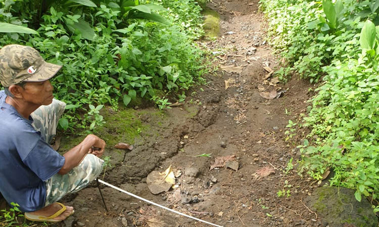 TAHUN INI: Jalan usaha tani di Dusun Krasak, yang jadi perhatian Pemdes Menyono untuk dibangun tahun 2024.&nbsp;