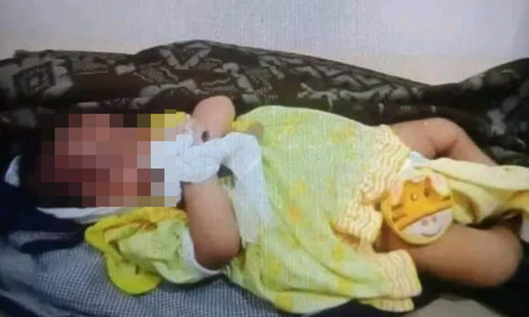 MENINGGAL: Jihan Rasya Azizah yang masih bayi, korban meninggal dalam kecelakaan di Jalan Ir. H. Juanda Kota Pasuruan.