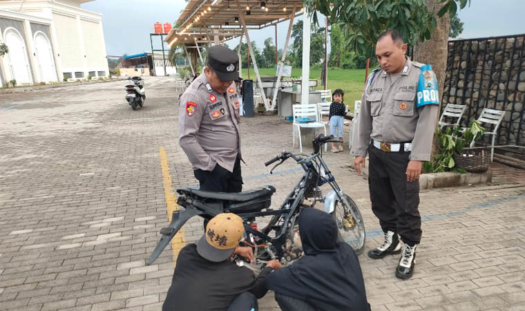 PROTOLAN: Motor yang disita Polsek Paiton lantaran hendak digunakan balap liar.