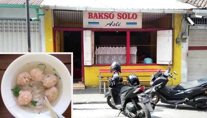 Bakso Solo di belakang Plaza Probolinggo. (firmankasan)