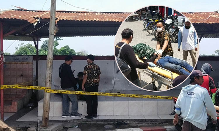 ASAL REJOSO: Proses evakuasi jenazah Fahmi dari lokasi kejadian.