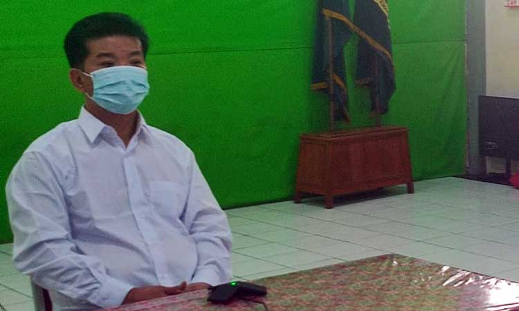 KEMBALI DITAHAN: Chandra Xennedy Wirya.
