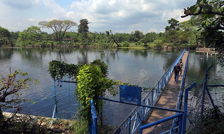 WISATA: Keindahan Danau Ronggojalu memiliki potensi besar untuk dijadikan destinasi wisata.
