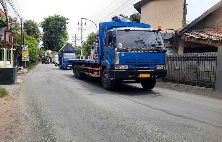 BAKAL DIREHAB: Jalan Gatsu Kota Pasuruan yang akan direhab dalam waktu dekat.