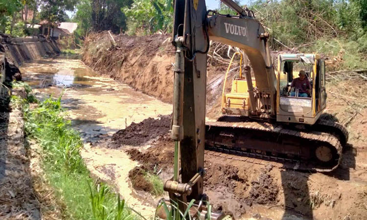 CEGAH LUAPAN: Normalisasi di Sungai Laweyan yang berimbas tidak lagi banjir sejak akhir tahun 2023 lalu.