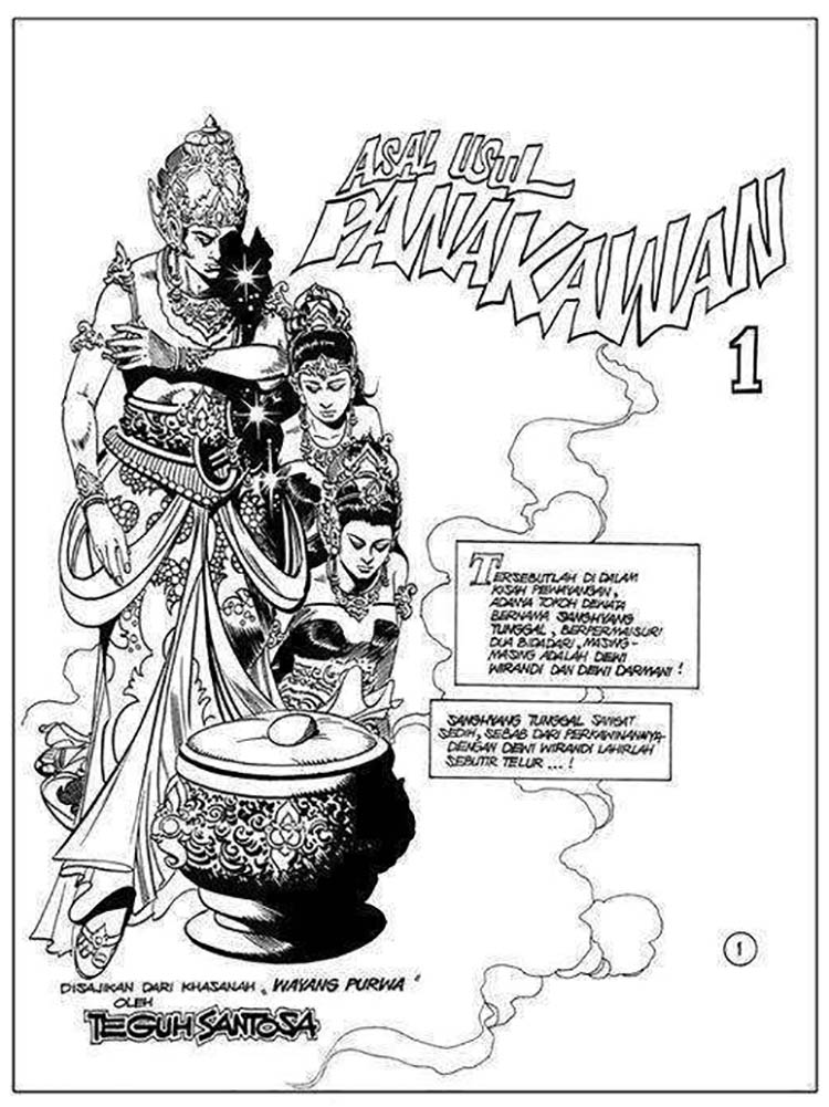 Salah satu karya Teguh Santosa.