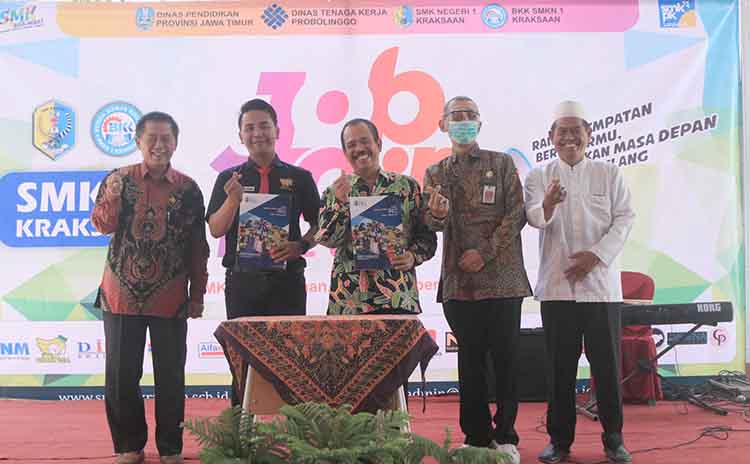 JOB FAIR: SMKN 1 Kraksaan, sukses menggelar Job Fair 2023 pada 2024. Tahun ini, sekolah kejuruan ini kembali berencana menggelar kegiatan serupa.