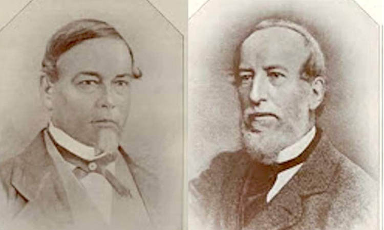 BAPAK-ANAK: Pendiri pertama PG Wonolangan, Charles Etty (kanan) yang lahir pada 1793. Dan anak Charles Etty, Matthew Walter Etty yang lahir pada 1815.