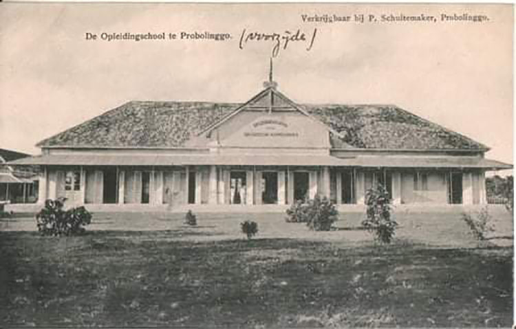 KENANGAN: Gedung OSVIA Probolinggo yang dulunya dimanfaatkan untuk warga pribumi, dalam belajar.