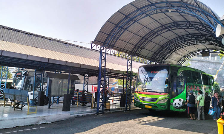 BAKAL DIPERMAK: Terminal Tipe A Pandaan yang rencananya akan direvitalisasi untuk peningkatan kenyamanan bagi pengunjung.
