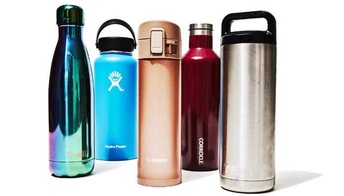 Aneka jenis water bottle.