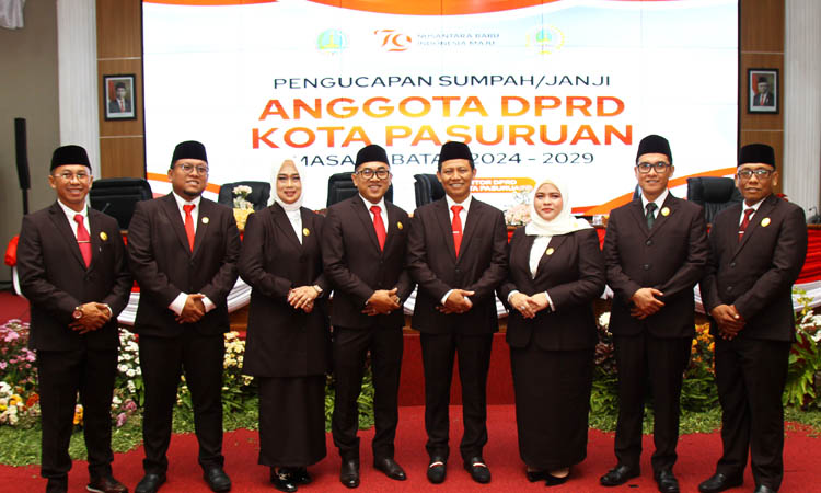 HASIL PEMILU: Anggota Legislatif DPRD Kota Pasuruan terpilih dari PKB. (M. Zubaidillah/Jawa Pos Radar Bromo)