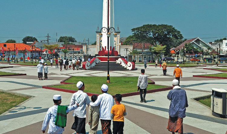 TEMPAT SENENAN: Area Alun-alun Kota Pasuruan yang dahulu, sempat menjadi tempat kegiatan Senenan.