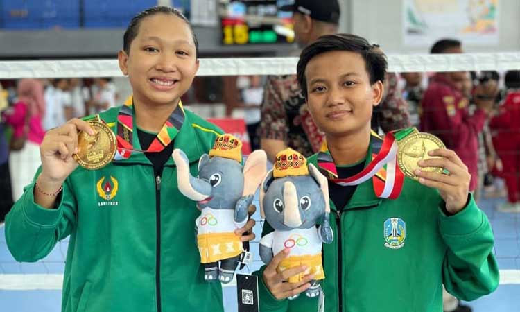 Dua atlet sepak takraw asal Kota Probolinggo ikut antarkan Jatim raih emas PON.