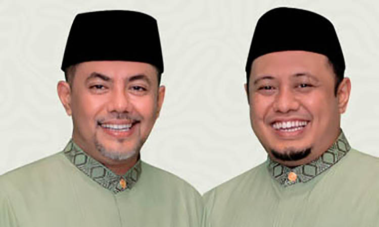 MENANG: Muhammad Haris dan Fahmi AHZ, paslon nomor urut 02 yang memenangi kontestasi Pilkada Kabupaten Probolinggo.