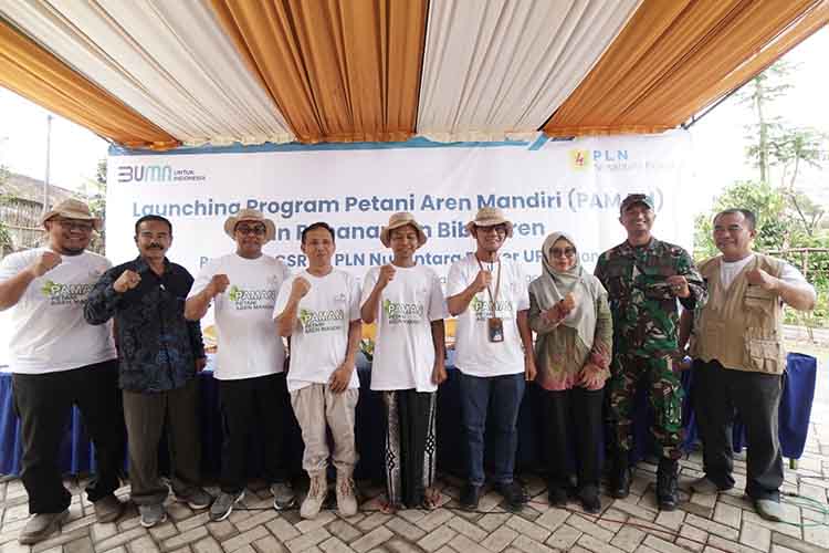 LAUNCHING: PLN Nusantara Power UP Paiton me-launching Program PAMAN dan Penanaman Bibit Aren di Desa Kalianan, Kecamatan Krucil.
